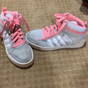 girls adidas high tops